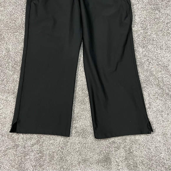 vintage nike capri pants womens medium black cropped wide leg y2k 90s - Picture 6 of 12